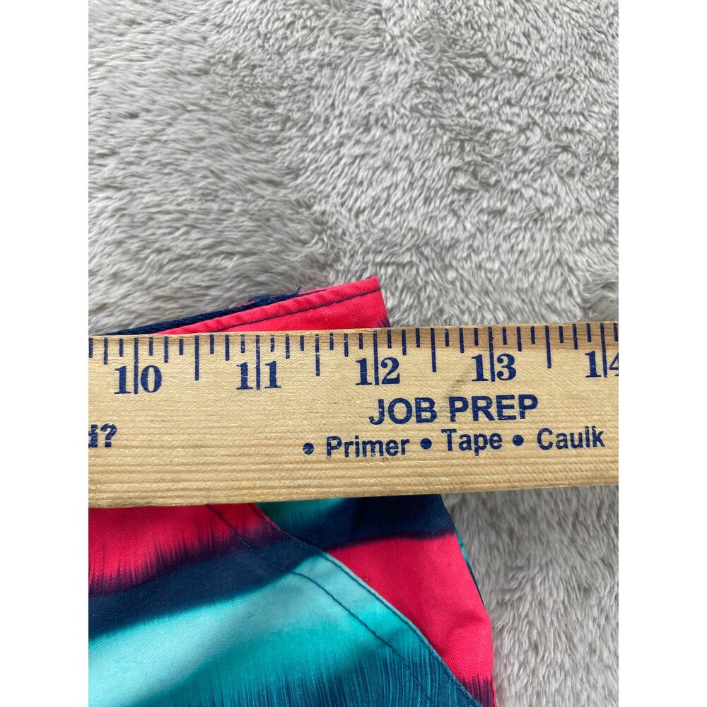 The North Face Girls Class V Shorts Small (7/8) Pink Teal Stripe Board Shorts - Picture 7 of 10